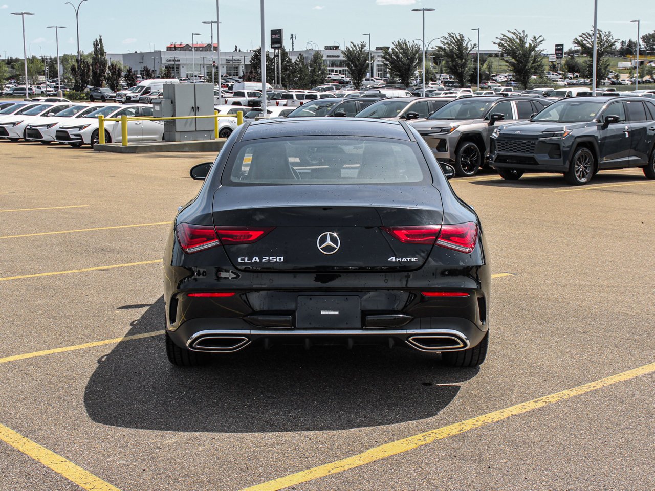 2020 Mercedes-Benz CLA CLA 250 4MATIC Coupe Black Sherwood Park - photo #7