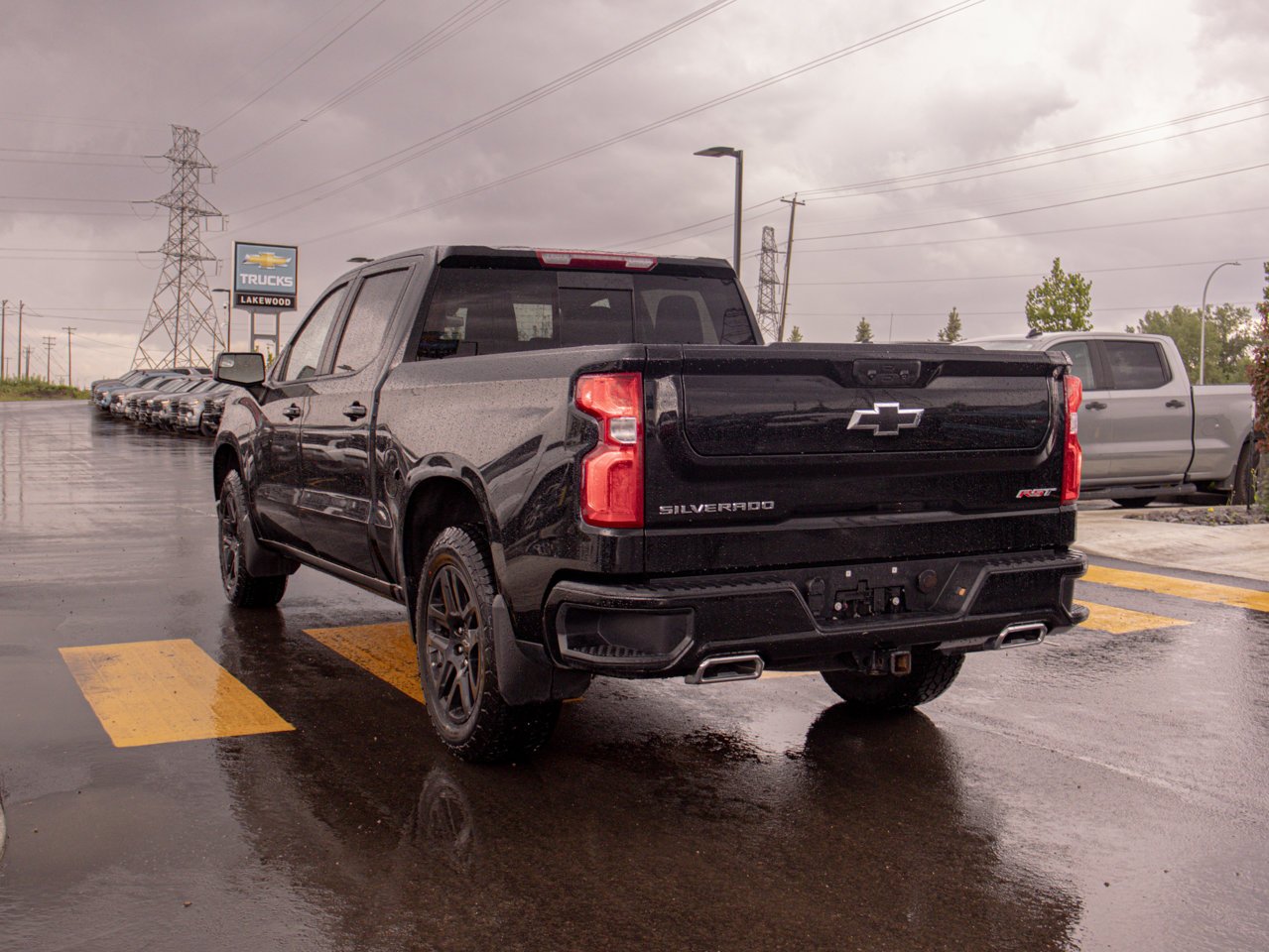 2024 Chevrolet Silverado 1500 4WD Crew Cab 147 RST Black Sherwood Park - photo #7