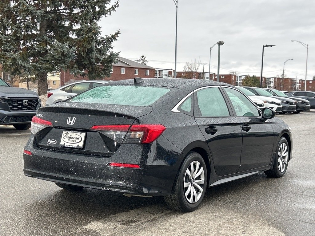 Honda Civic Sedan LX 2023 Noir Gatineau - photo #5