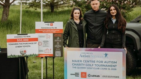 WEM Toyota Tees Up for Children’s Autism Services Edmonton