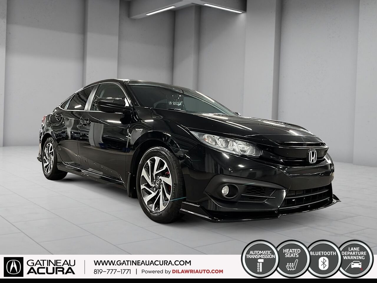 2018 Honda Civic SE Black Gatineau - photo #11