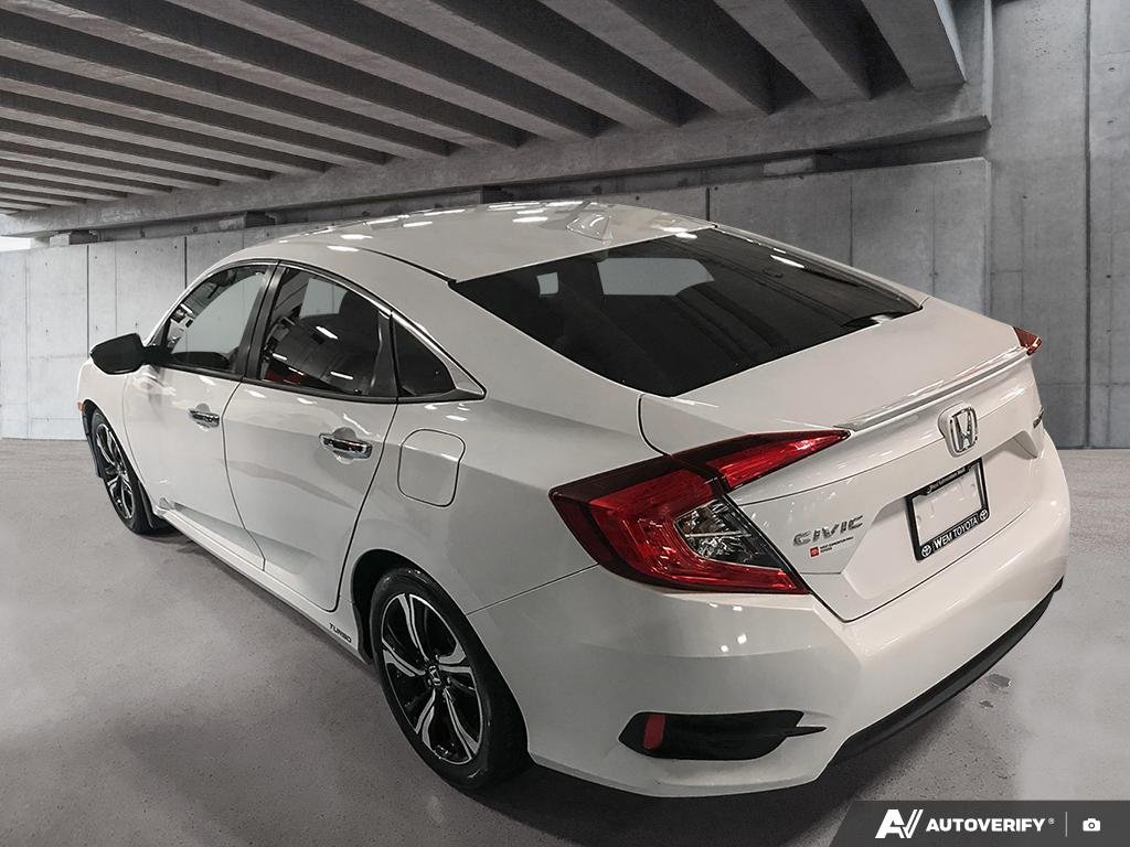 2018 Honda Civic Sedan 254129A | Touring White Edmonton - photo #3