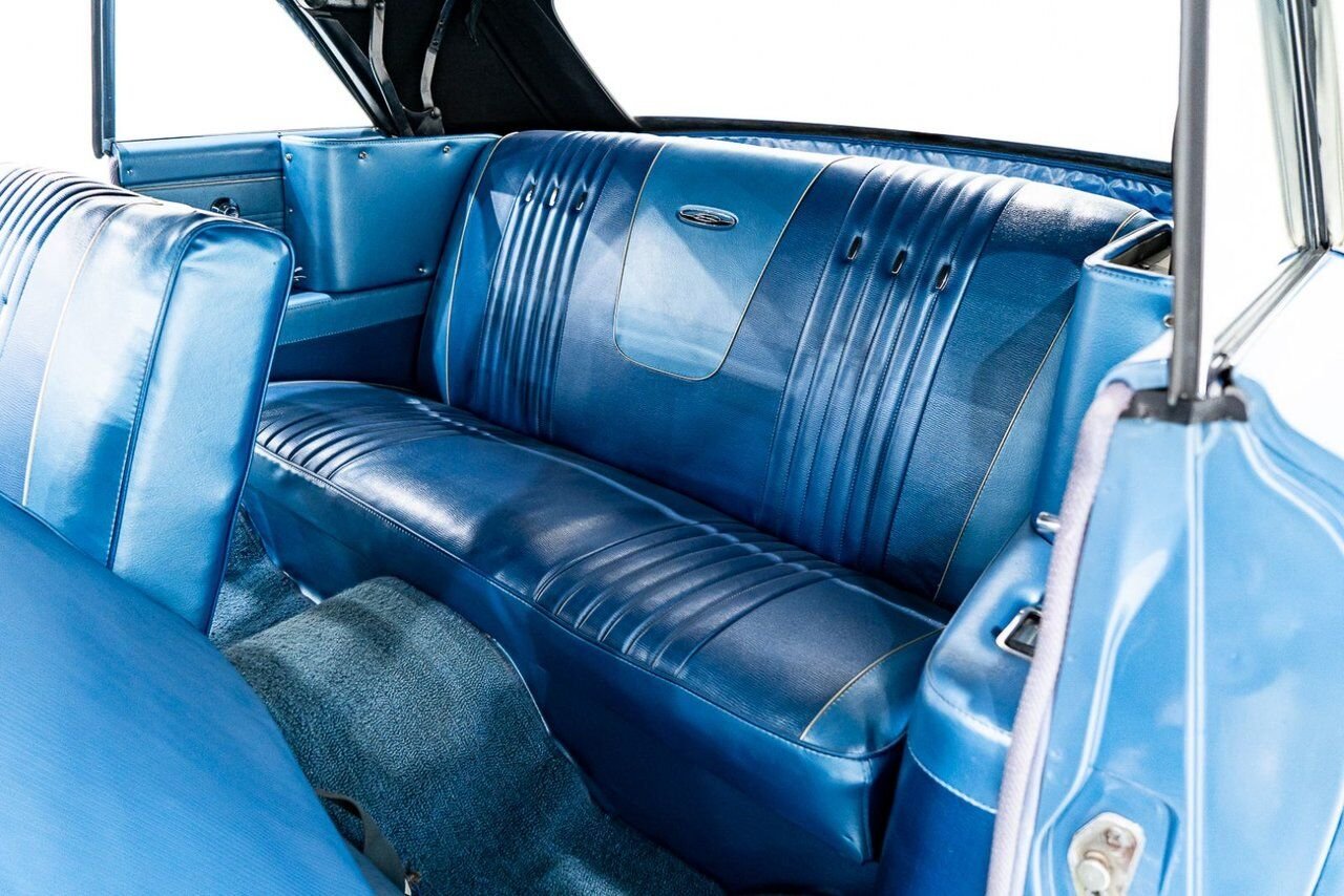 Ford Galaxie 500 *PRIX EN USD* 406 Cu In TriPower 4-Speed Convertible 1963 Bleu Montréal - photo #37