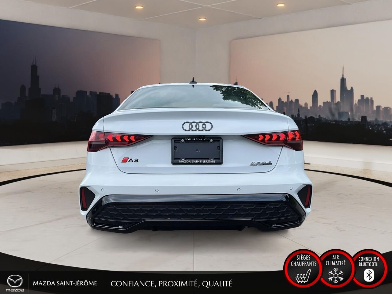 Audi A3 berline 2025 Blanc Saint-Jérôme - photo #6