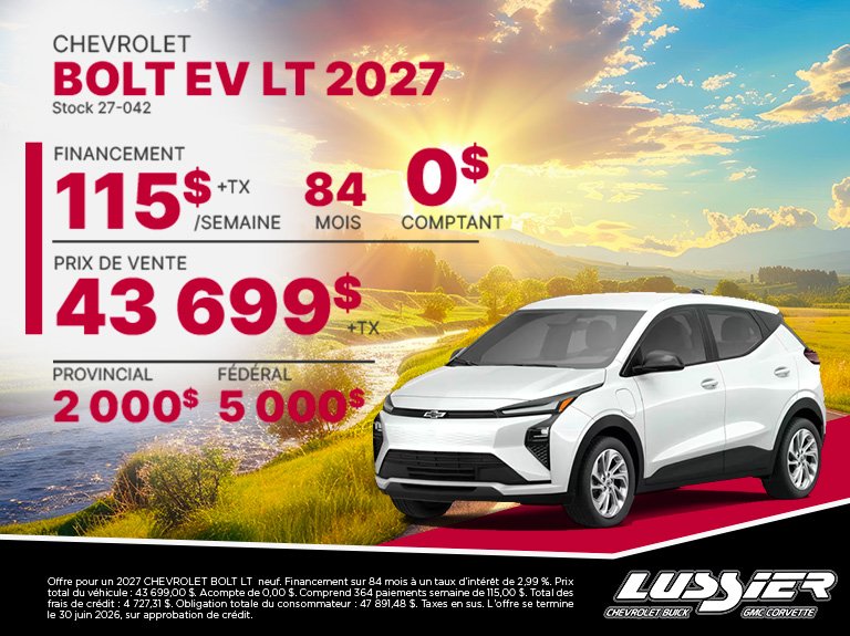 Chevrolet Bolt EV 2027