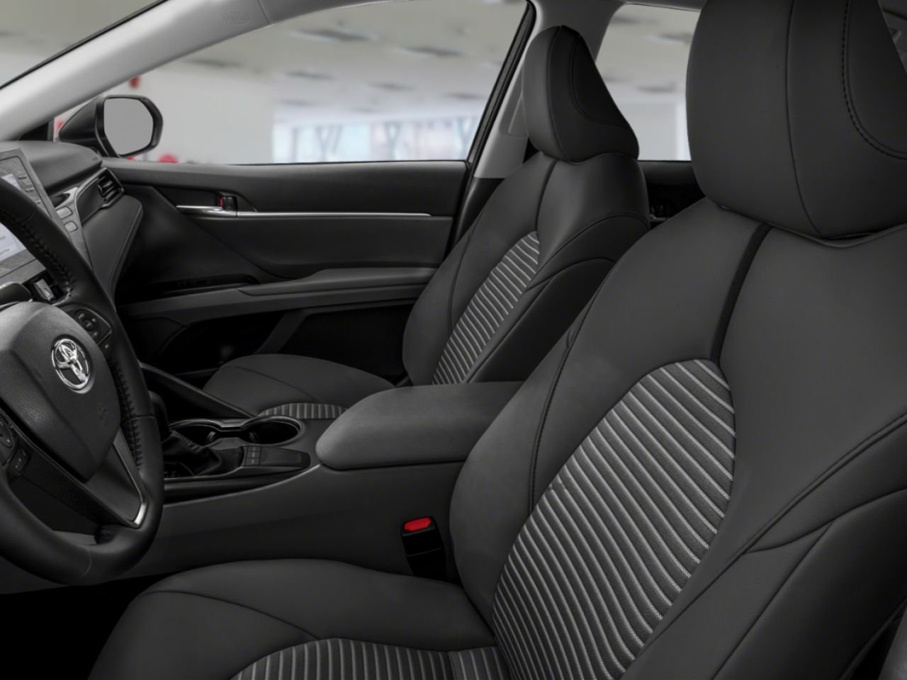 2023 Toyota Camry SE / CLEAN CARFAX / HEATED SEATS / ALLOY WHEELS / TOYOTA SAFETY SENSE / CARPLAY AND ANDROID AUTO Black Mississauga - photo #3