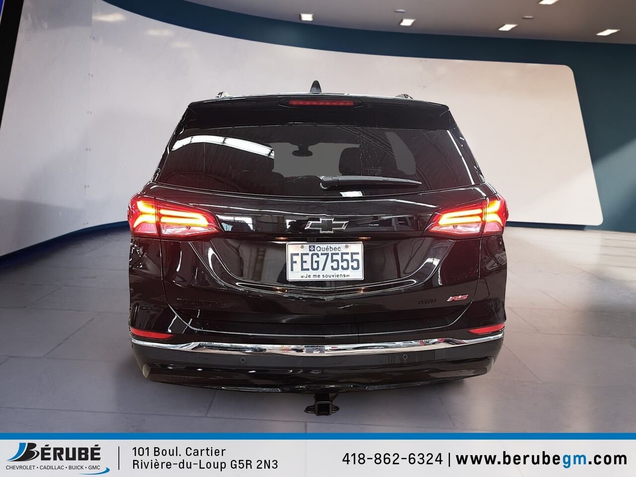 CHEVROLET EQUINOX RS AWD RS 4 portes TI 2023 Noir Rivière-du-Loup - photo #2