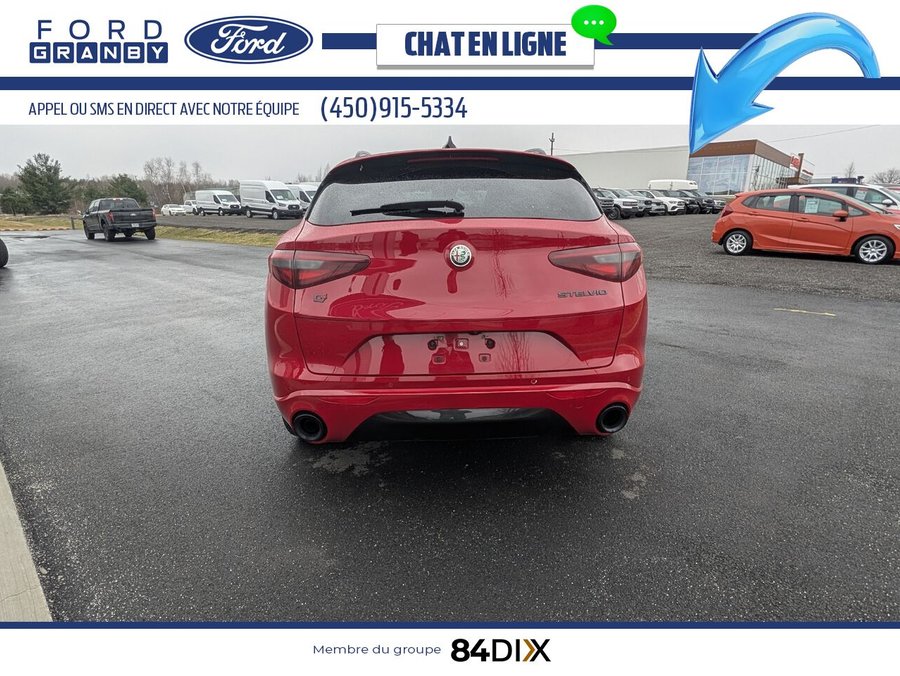 Alfa Romeo Stelvio Ti berline sport 2020 Rouge
