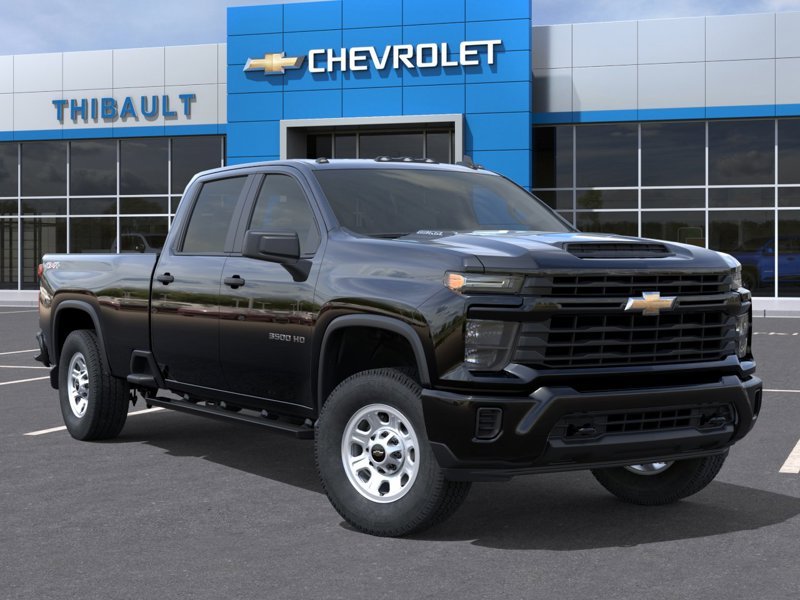 CHEVROLET SILVERADO 3500HD WT cabine multiplace 4RM 172 po 2026 Noir Sherbrooke - photo #6