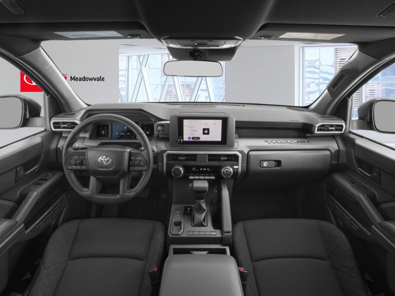 2026 TOYOTA Tacoma 14” Toyota Multimedia + Panoramic View Monitor + Trailer Backup Guide with Straight Path Assist + Softex Seats + Ventilated Front Seats + Drive Connect (3-year Trial) + Cast Aluminum Running Boards Black Mississauga - photo #5