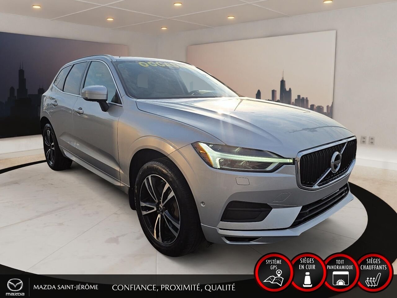 Volvo XC60 2019 Gris Saint-Jérôme - photo #3
