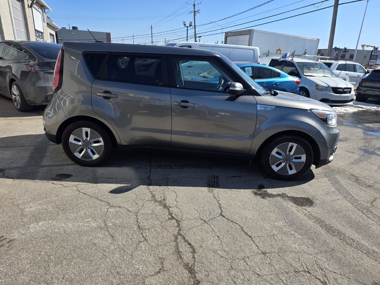 Kia Soul EV 2019 Gris Longueuil, - photo #7