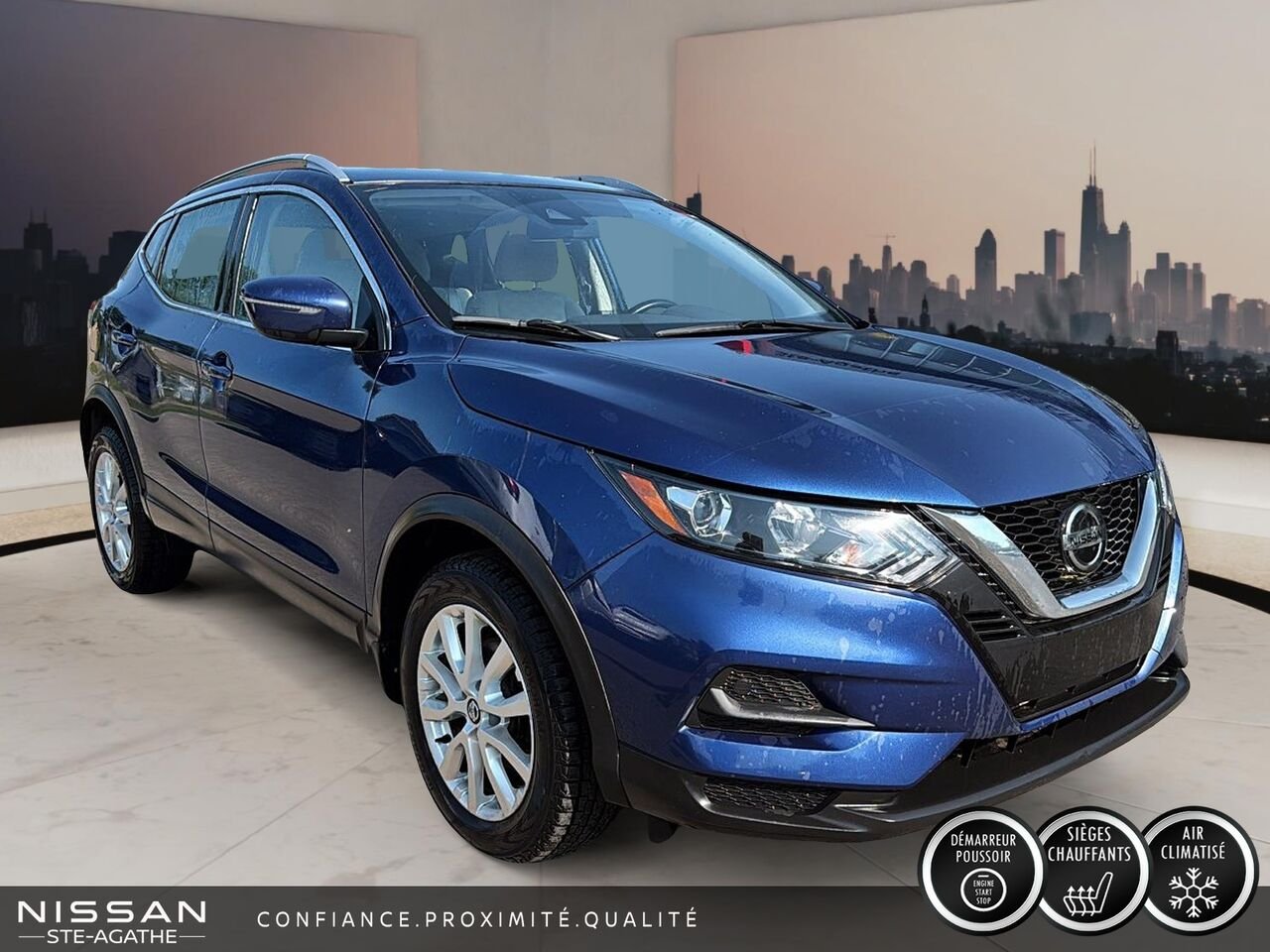 Nissan Qashqai 2021 Bleu Saint-Jérôme - photo #2