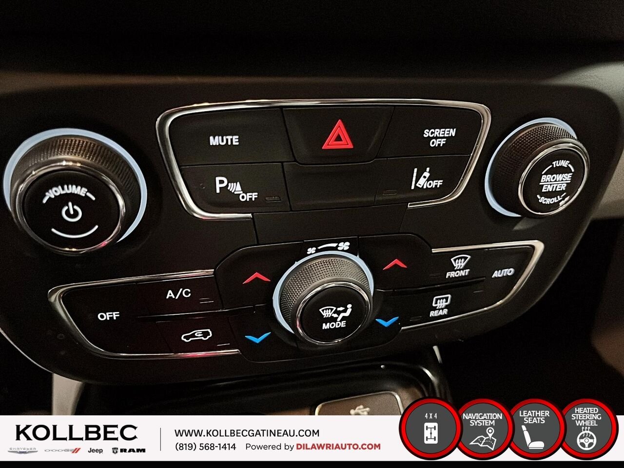 2018 JEEP COMPASS Limited 4x4 White Ottawa & Gatineau - photo #6