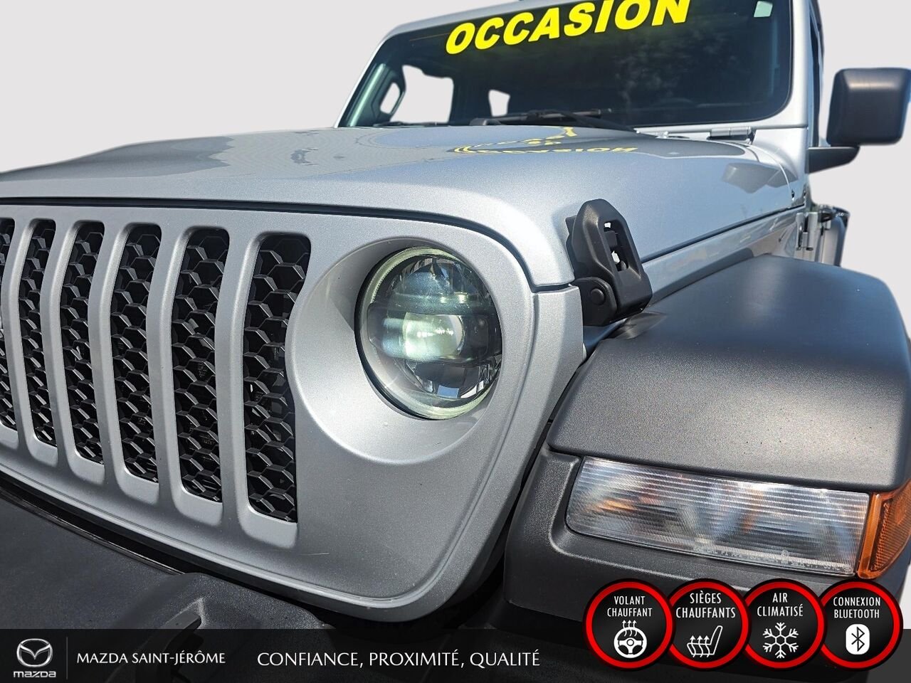 2024 Jeep Wrangler Sport S 4 portes | 2 TOITS | AUTOMATIQUE Grey Saint-Jérôme - photo #1