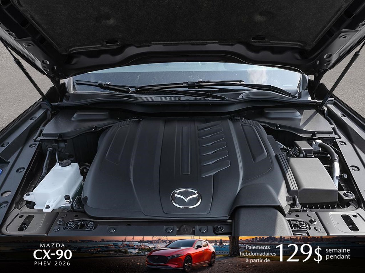 2026 Mazda CX-90 PHEV JM3KKEHA4T1373805 Jet Black Mica Mirabel - photo #5