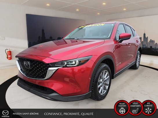 2025 Mazda CX-5 GS | CUIR | AWD | MAGS | Red