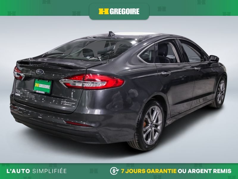Ford Fusion 728870 | HYBRID TITANIUM CUIR TOIT MAGS CAM RECULE 2020 Gris Laval - photo #7