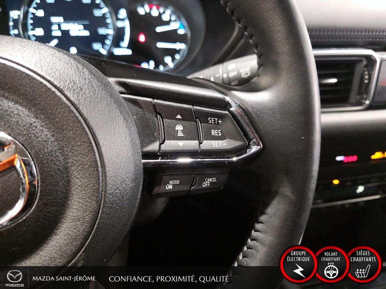 2025 Mazda CX-5 GS | CUIR | AWD | MAGS | Red Saint-Jérôme - photo #15