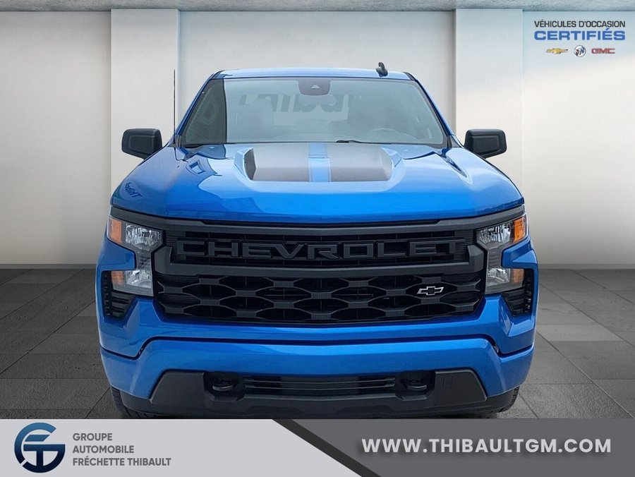 CHEVROLET SILVERADO Custom cabine multiplace 4RM 157 po 2023 Bleu