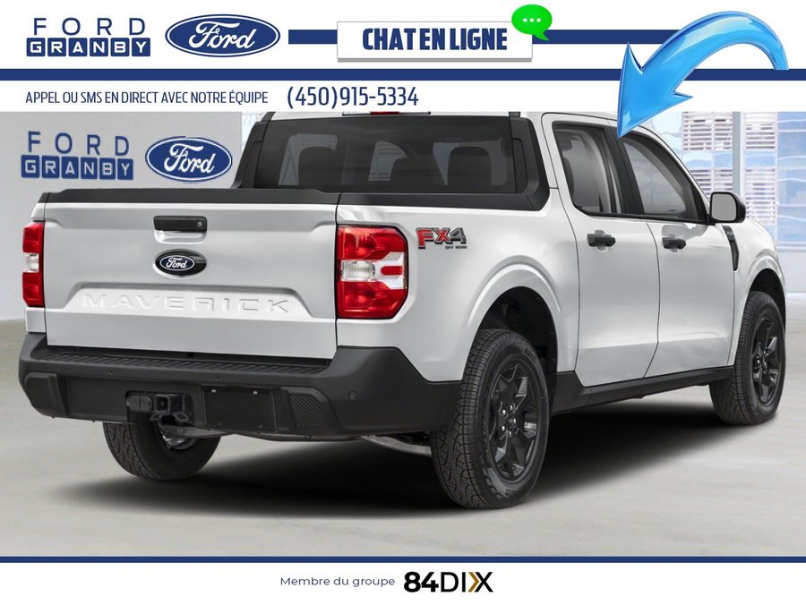 Ford Maverick XLT TI SuperCrew 2026 Blanc sidéral métallisé