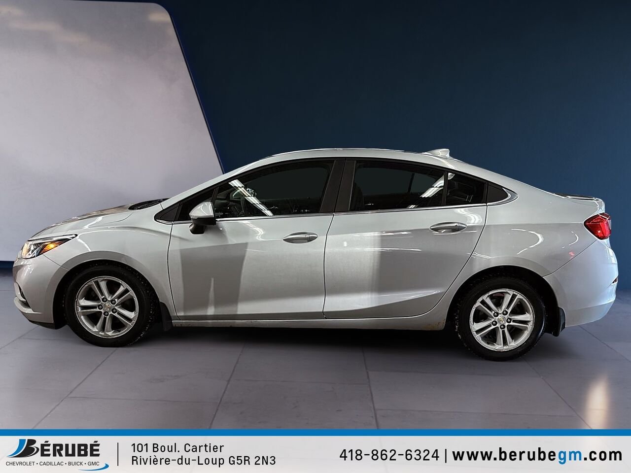 CHEVROLET CRUZE LT 1.6L berline 4 portes avec 1SH 2018 Argent Rivière-du-Loup - photo #4