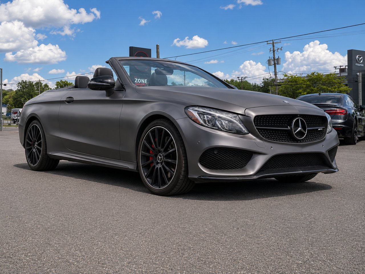 Mercedes-Benz C43 AMG Convertible 2018 Gris Granby - photo #8