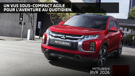 Découvrez le tout nouveau Mitsubishi RVR 2026 : un VUS compact fiable, stylé et prêt pour l’hiver québécois