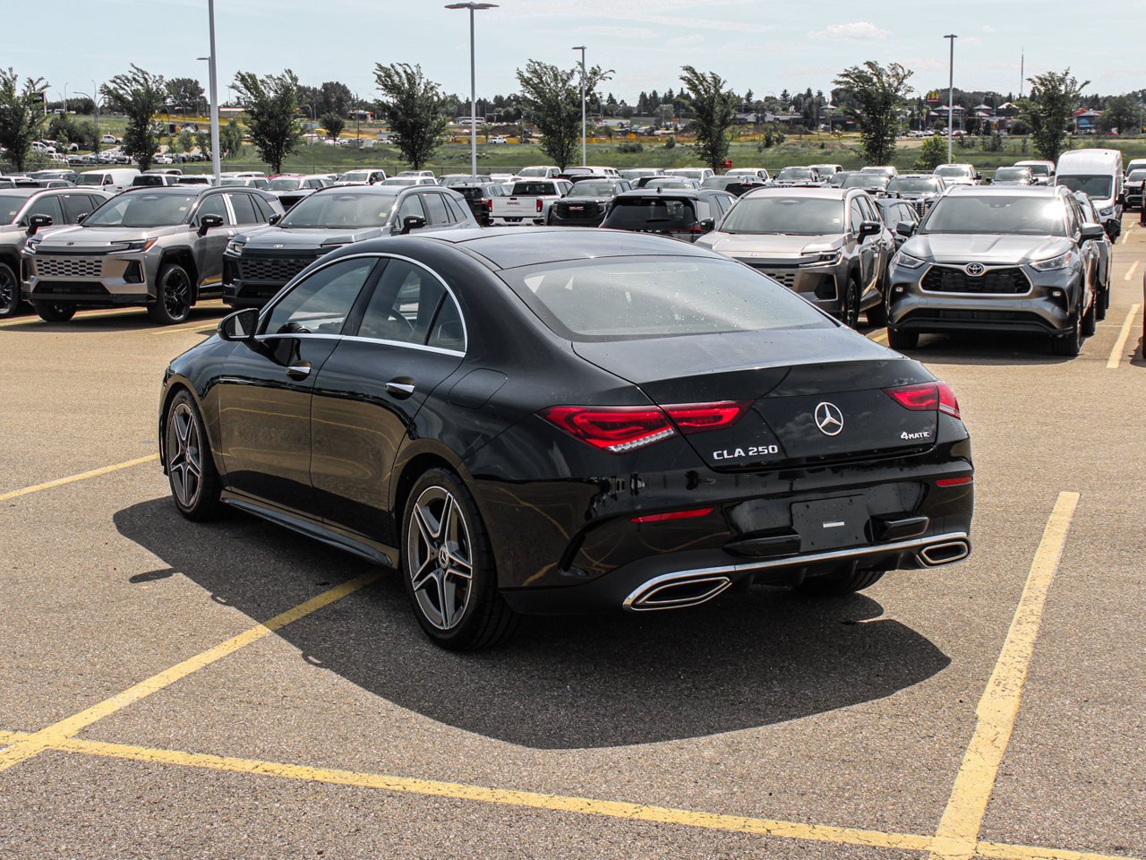 2020 Mercedes-Benz CLA CLA 250 4MATIC Coupe Black Sherwood Park - photo #6