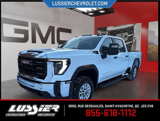 GMC Sierra 2500HD Pro cabine multiplace 4RM 159 po 2026 BLANC SOMMET