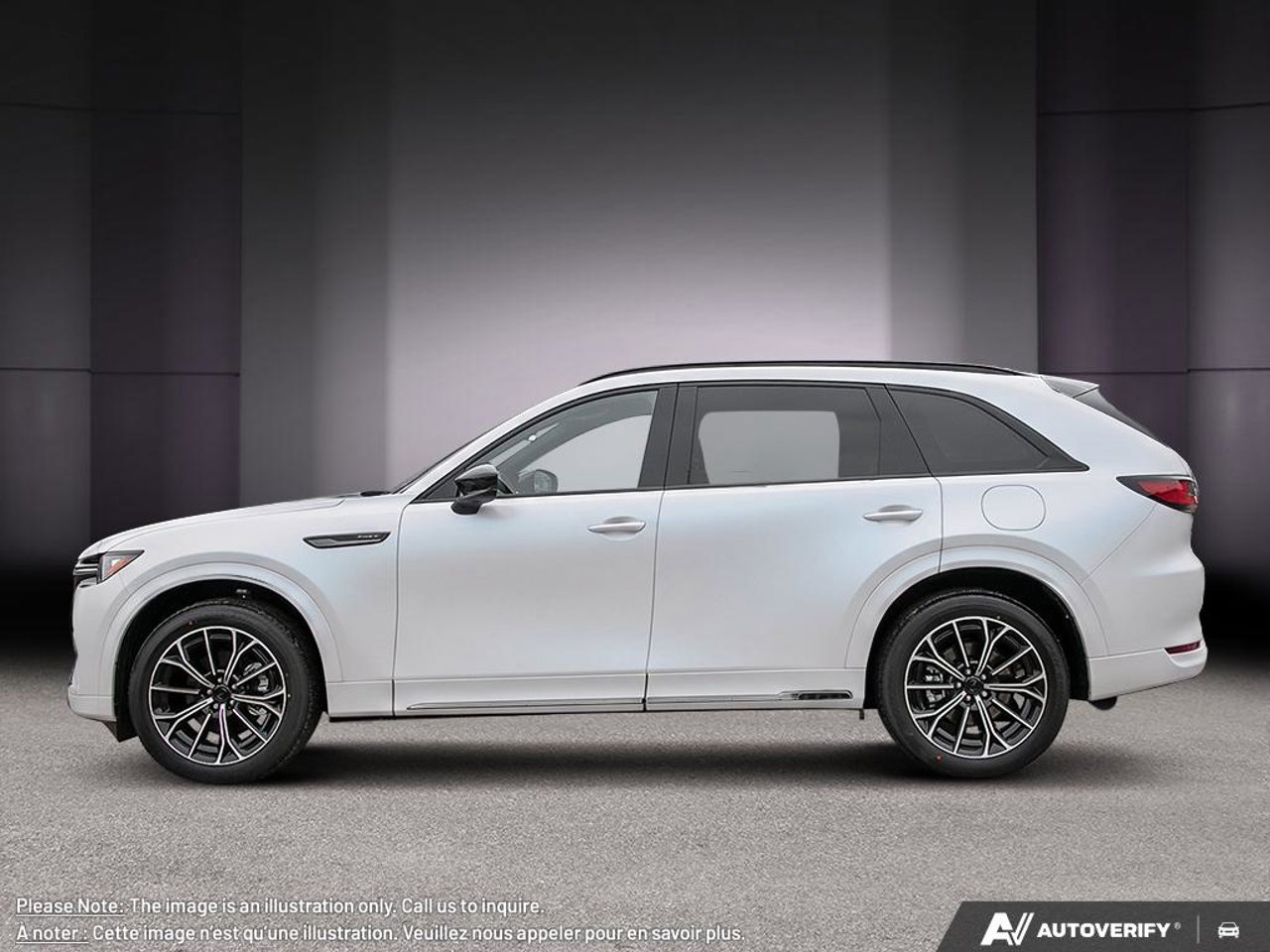 Mazda CX-70 hybride rechargeable JM3KJEHAXT1211552 2026 Blanc rhodium métallisé Mirabel - photo #2
