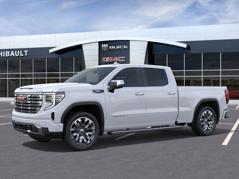 GMC Sierra 1500 Denali cabine multiplace 4RM 157 po 2026 BLANC GLACIER, TRIPLE COUCHE