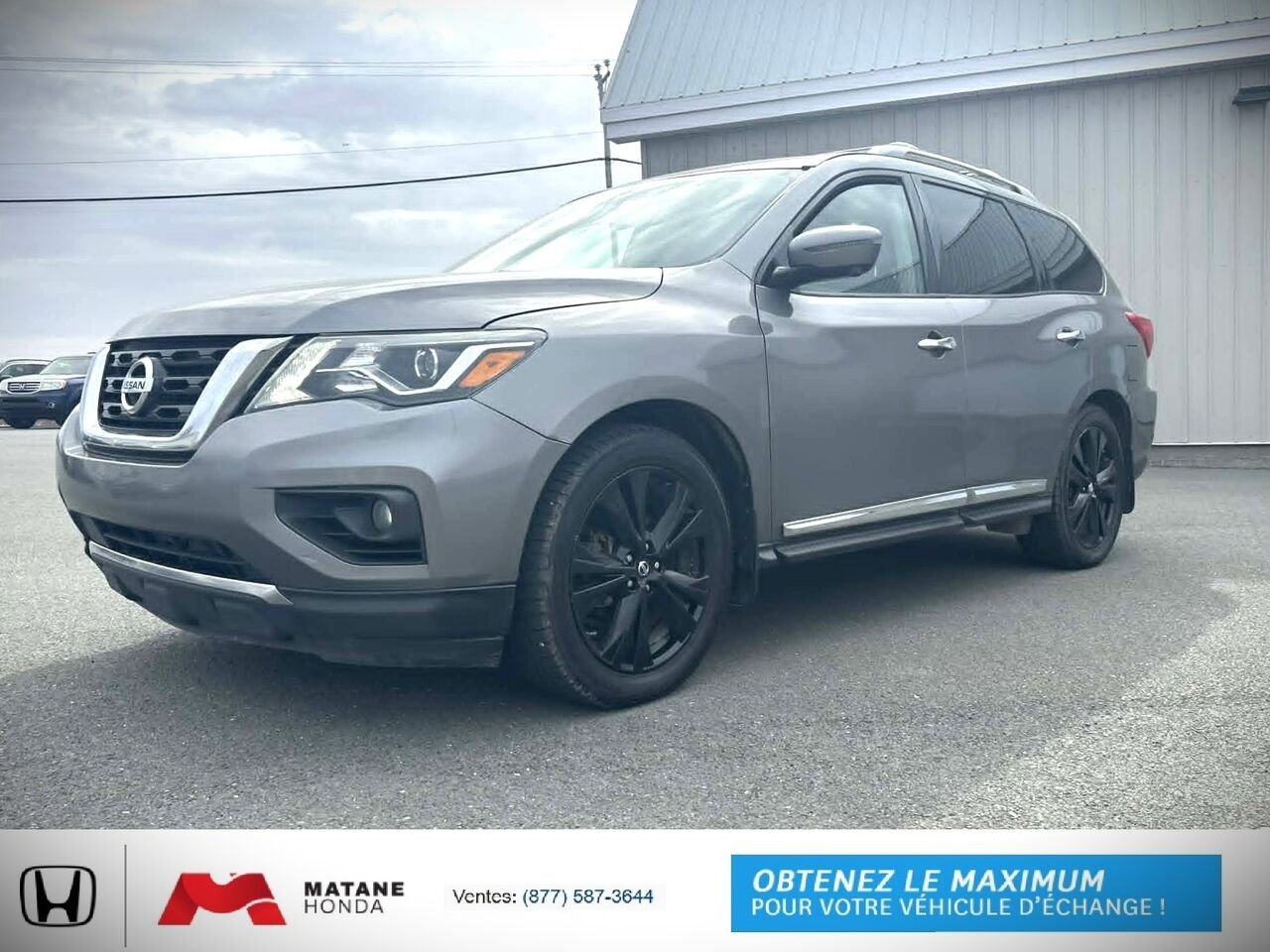 2018 Nissan Pathfinder Platine 4x4 Grey Matane - photo #0