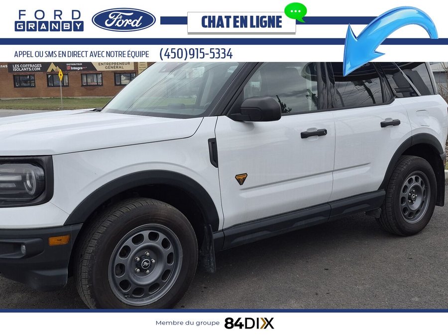 Ford Bronco Sport Badlands 4x4 2.0L 2021 Blanc