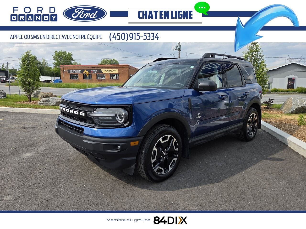 Ford Bronco Sport 2024 Bleu Granby - photo #2
