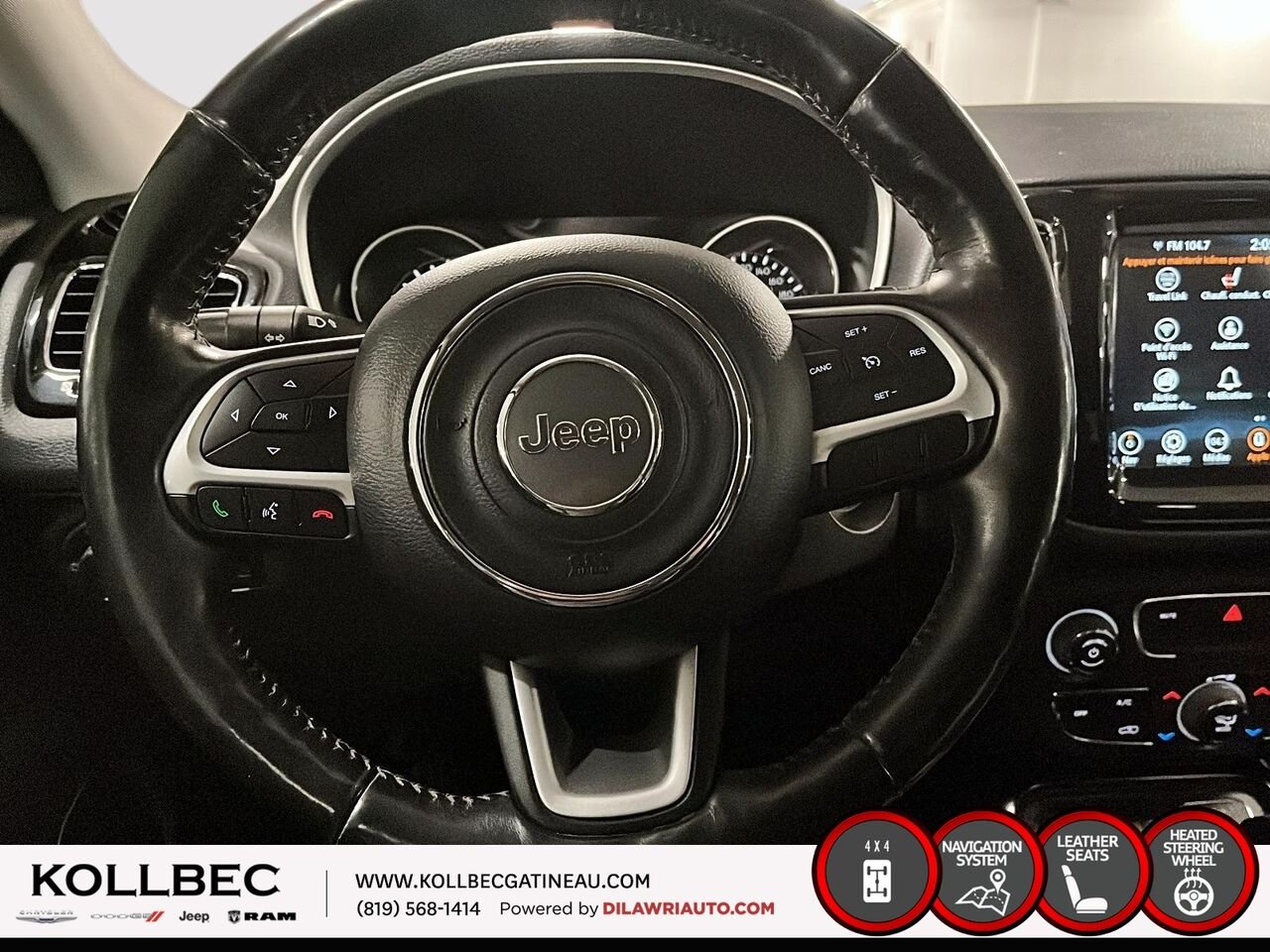 Jeep Compass 25571 | NORTH AWD 2020 Blanc Gatineau - photo #7
