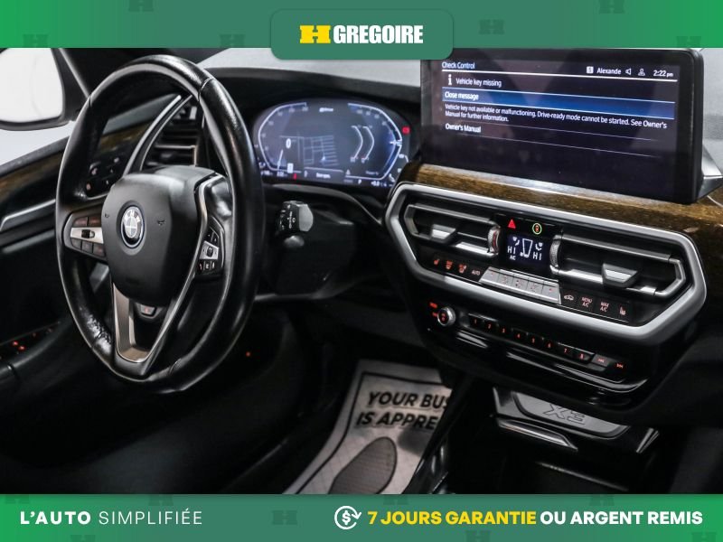 BMW X3 2022 Blanc Saint-Eustache - photo #24