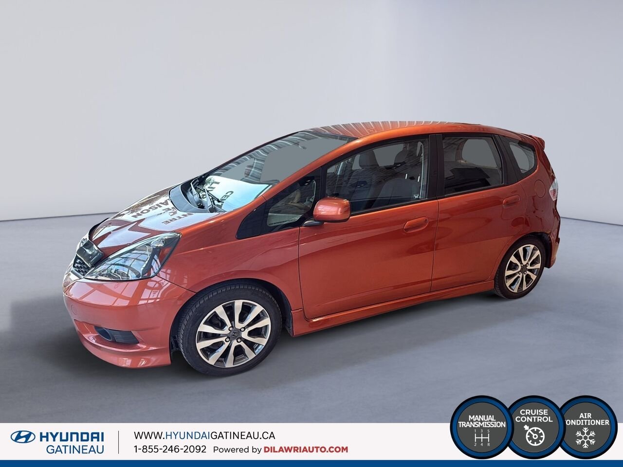 2013 Honda Fit Orange Gatineau - photo #4