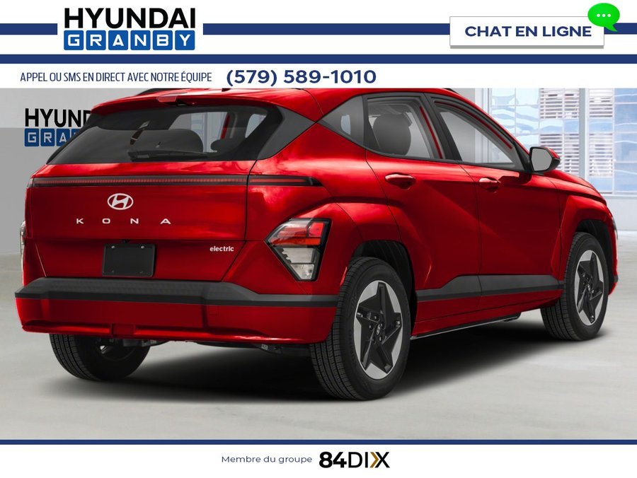 HYUNDAI Kona électrique 2026 2026 Rouge ultime