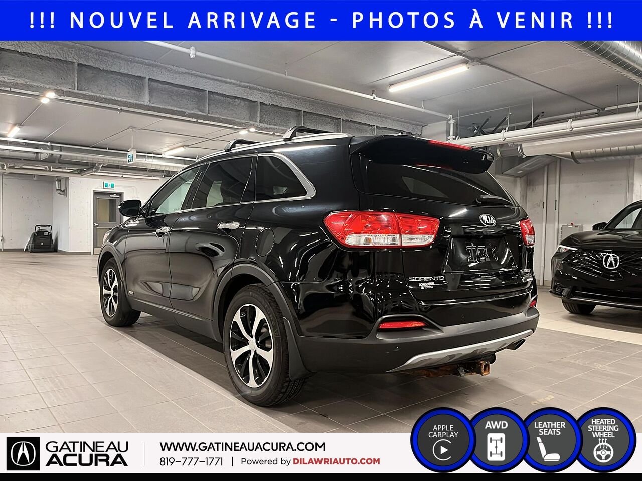 Kia Sorento EX Turbo AWD 2018 Noir Ottawa & Gatineau - photo #7