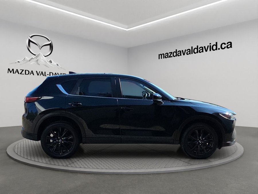 2023 Mazda CX-5 Édition Kuro TI, sièges en cuir, Toit ouvrant, Volant chauffant Black