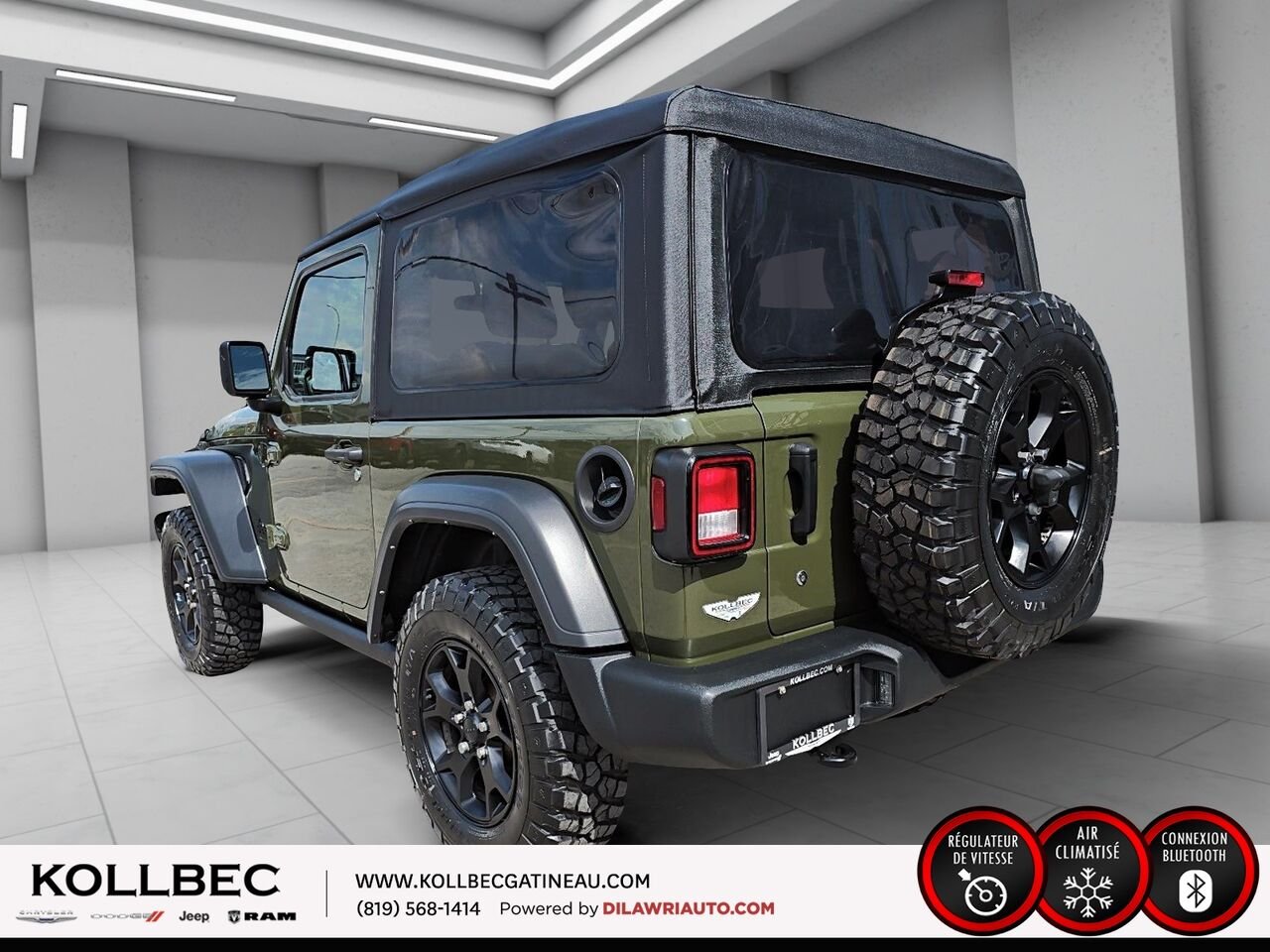 JEEP WRANGLER Willys Sport 4x4 2023 Vert Ottawa & Gatineau - photo #16