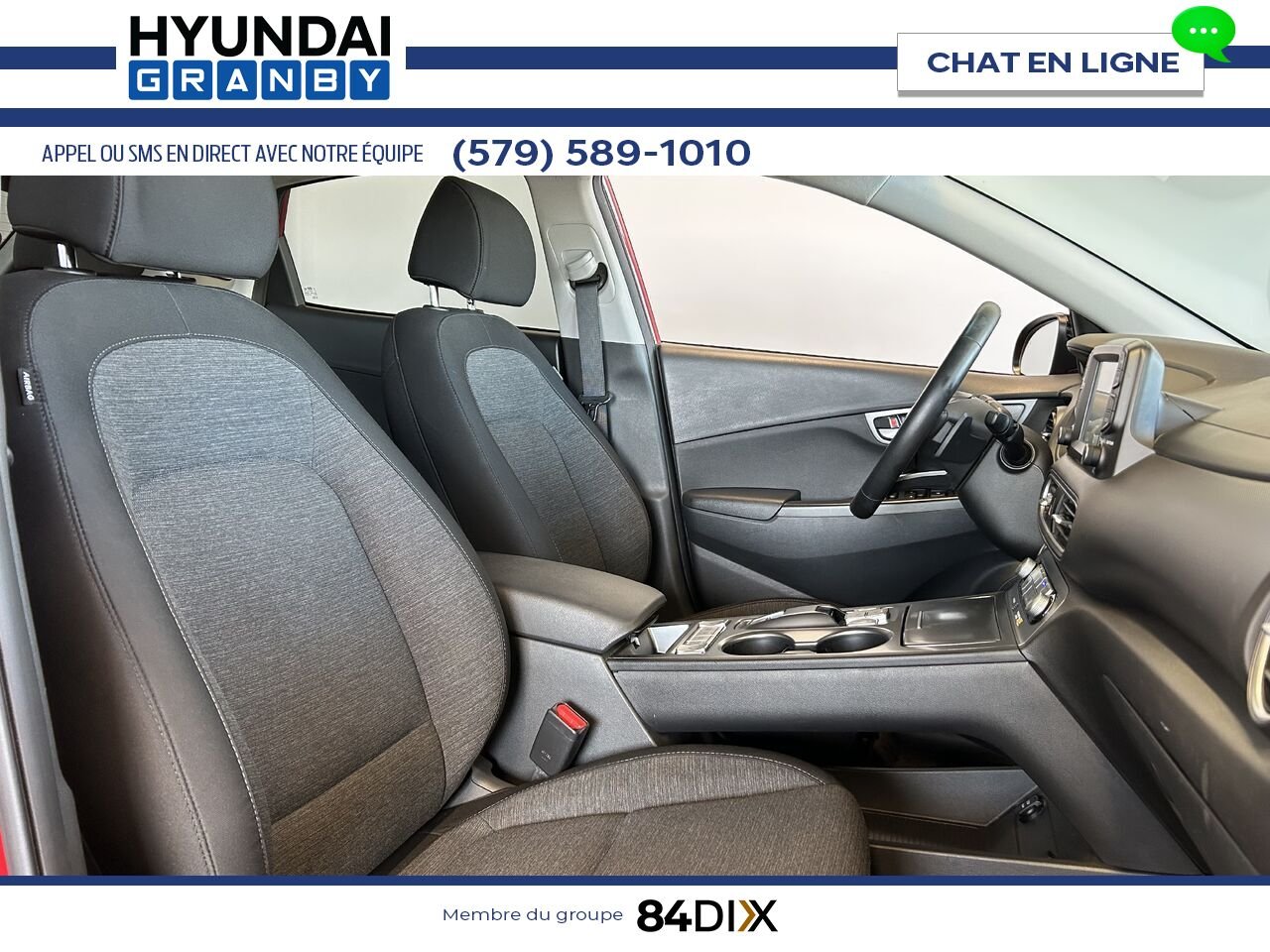 Hyundai Kona électrique 2021 Rouge Granby - photo #18