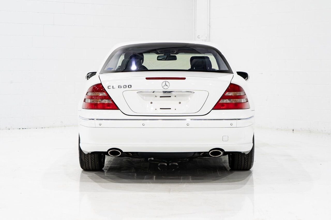 2001 Mercedes-Benz CL600 V12 over $120,000 original MSRP White Montreal - photo #1