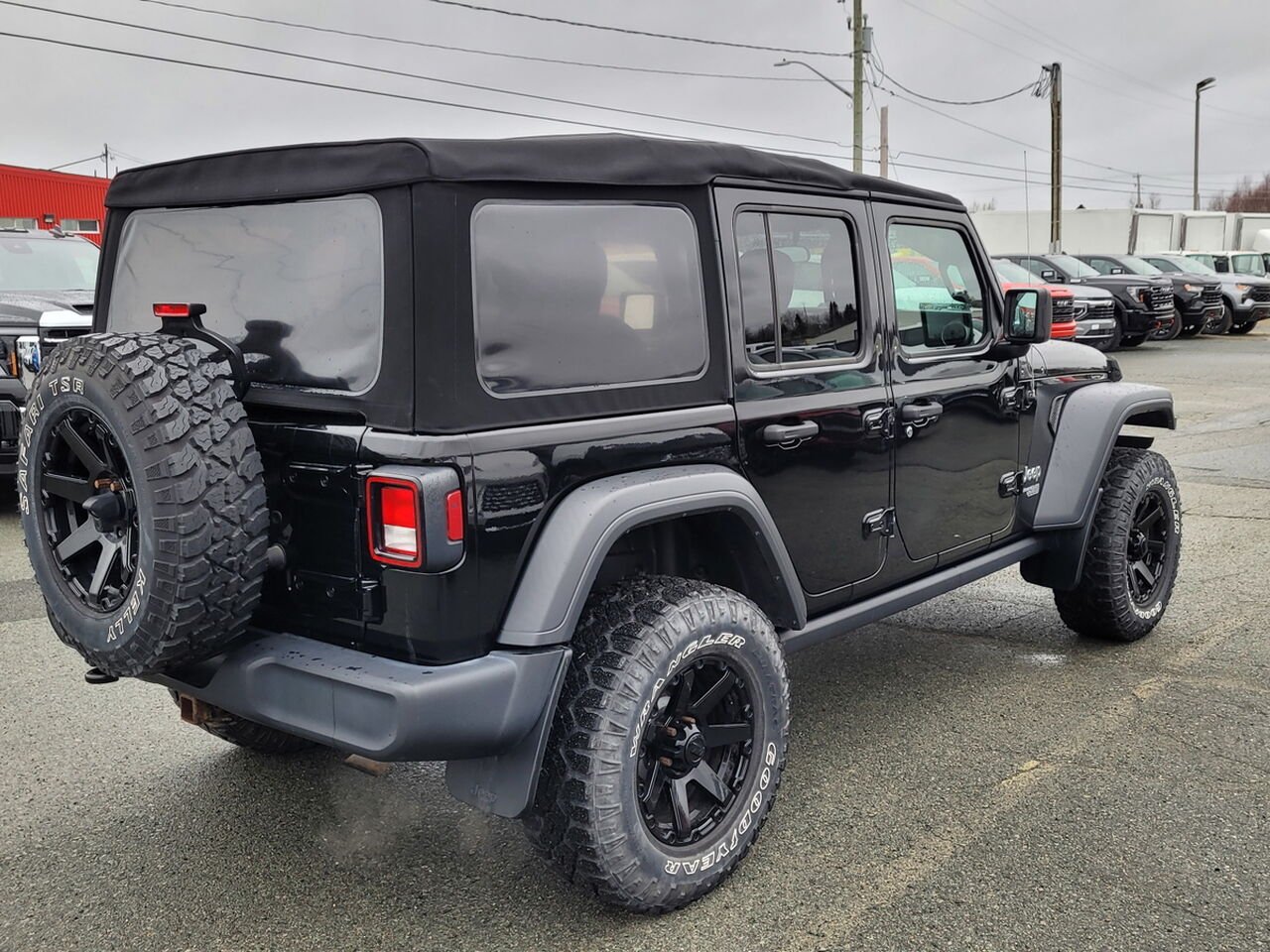 Jeep Wrangler Unlimited Sport 2018 Noir Rouyn-Noranda - photo #16
