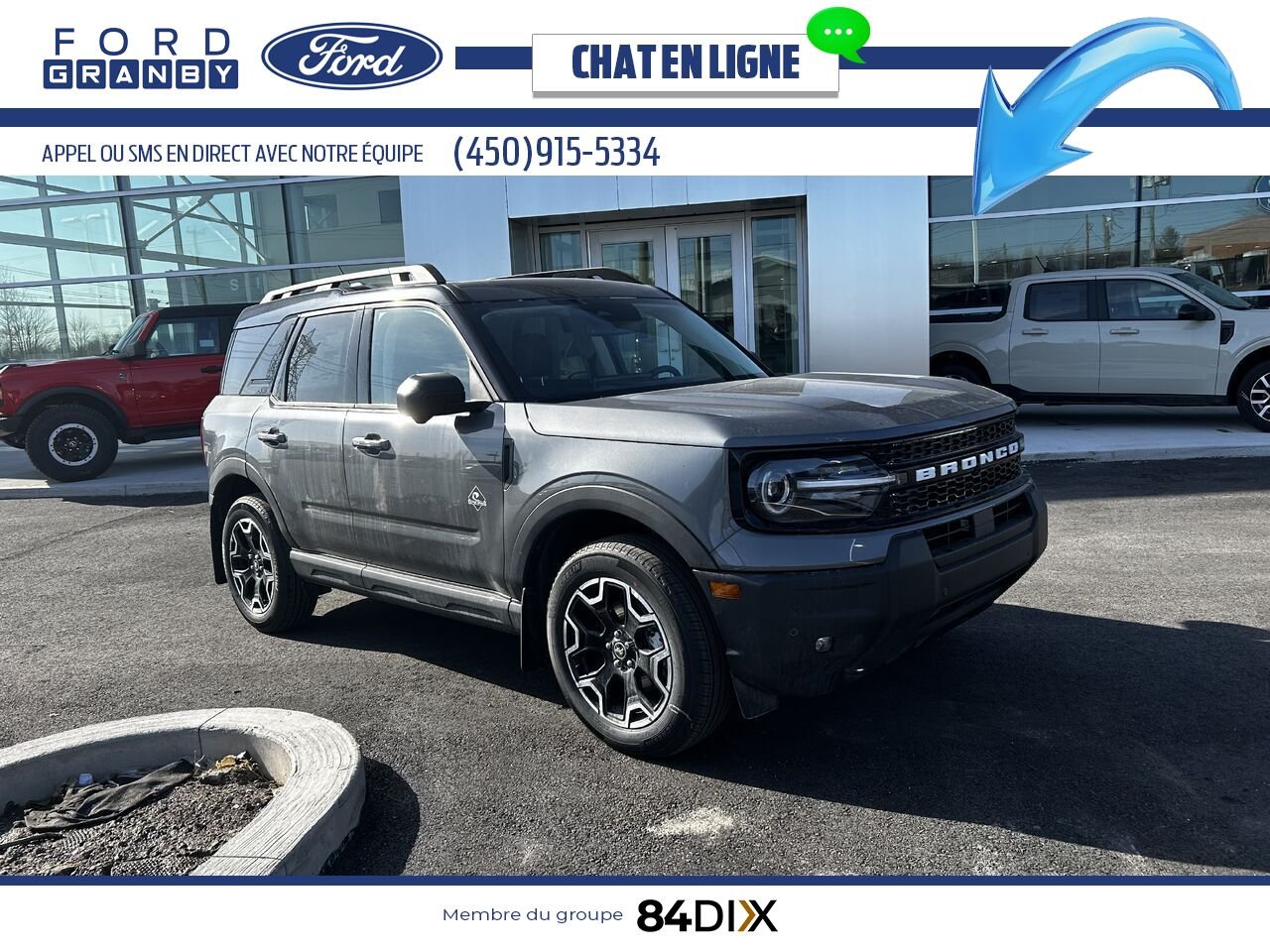 2025 Ford Bronco Sport Azure Grey Metallic Tri-Coat Granby - photo #0