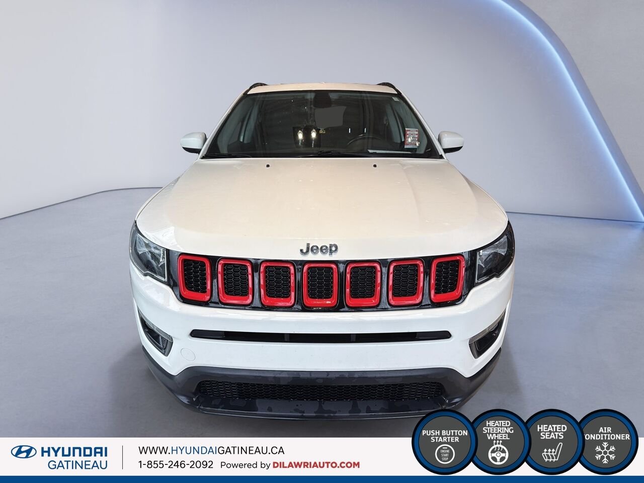 2018 Jeep Compass White Gatineau - photo #1