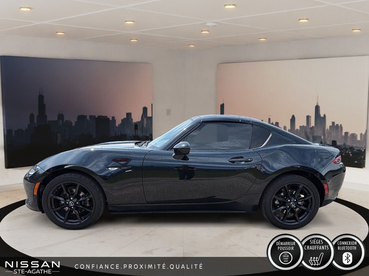 2022 Mazda MX-5 RF Black Sainte-Agathe-des-Monts - photo #5
