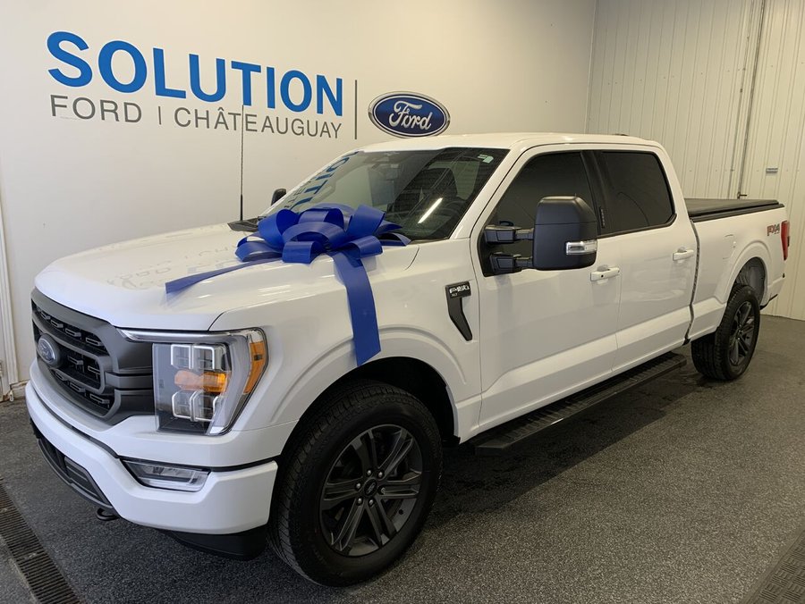 2023 Ford F-150 SUPERCREW XLT SPORT 2023 White