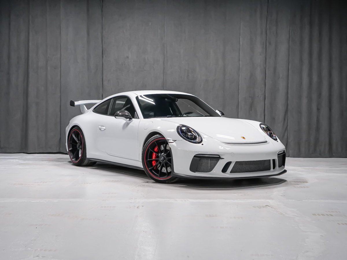 2018 Porsche 911 GT3 White Montreal - photo #1